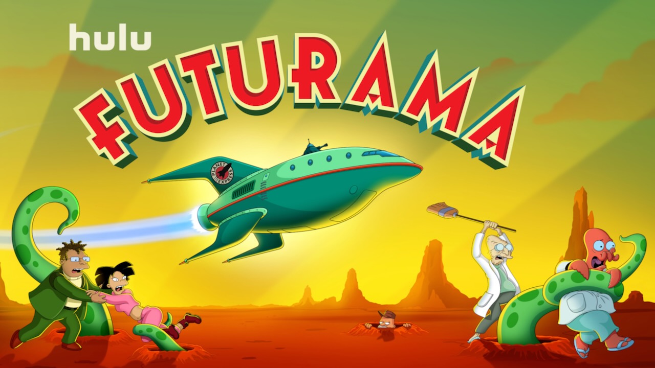 Title art for Season 12 of the Hulu adult animation series, Futurama.
