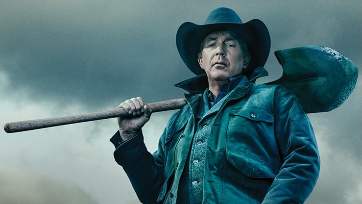 A promotional image for the Paramount show, Yellowstone.