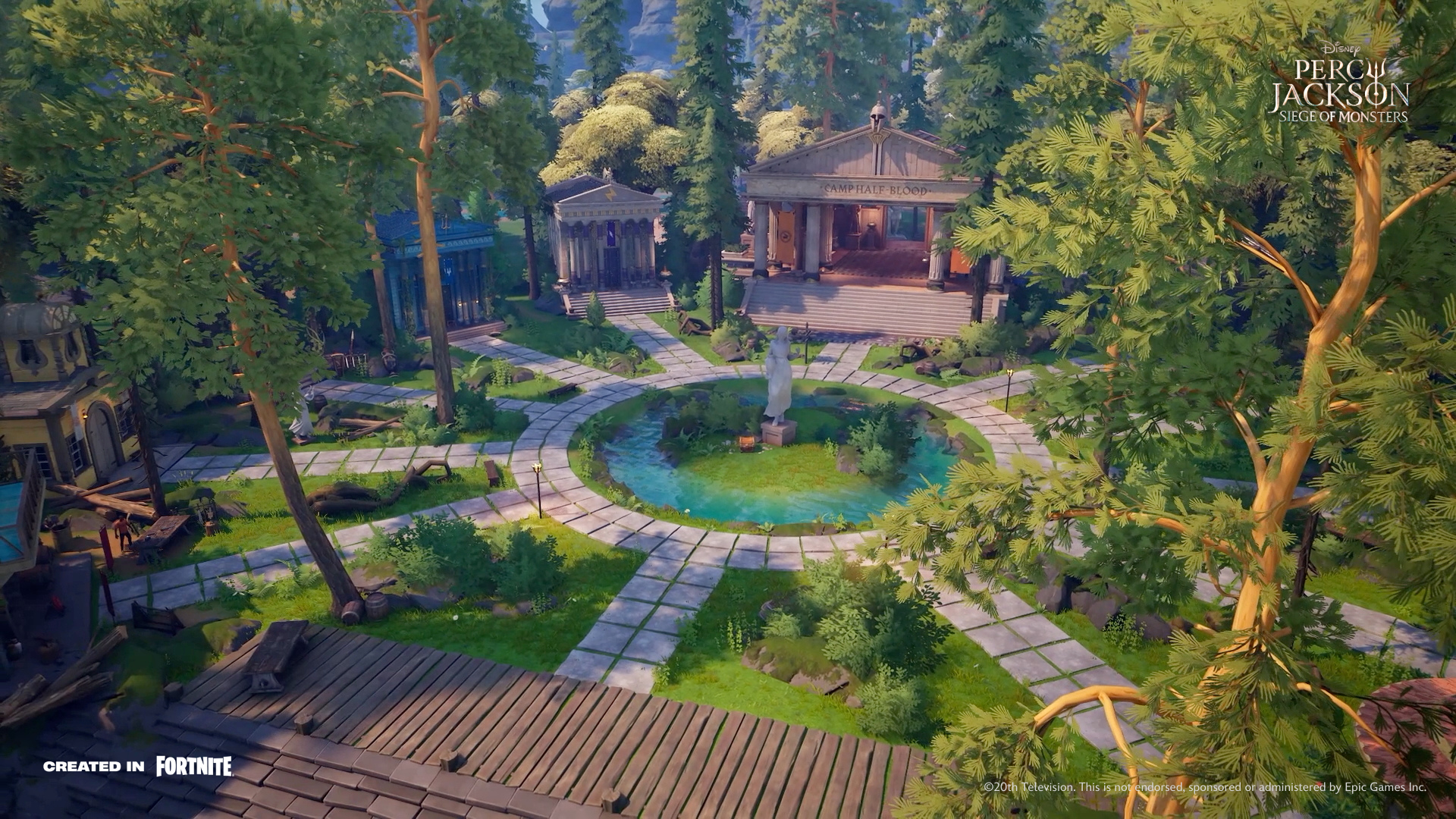 An in-game image from Percy Jackson: Siege of Monsters