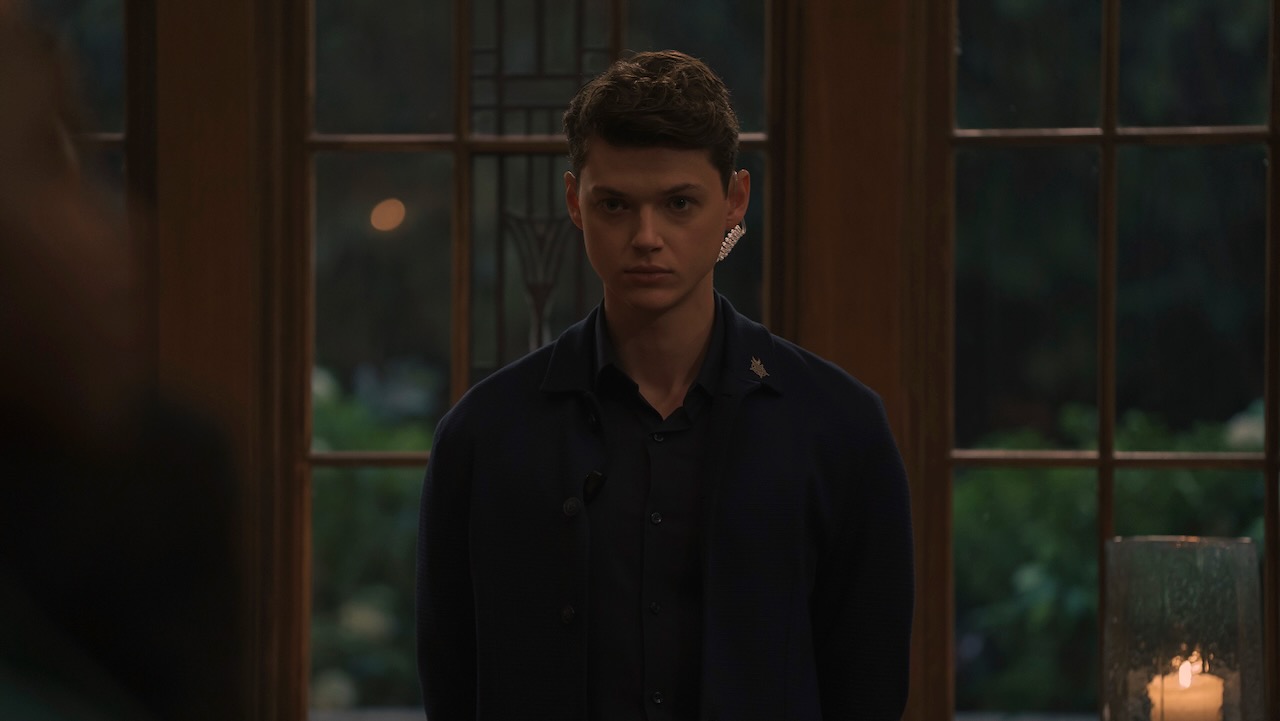 Brad Alexander as Garth in The Testaments.