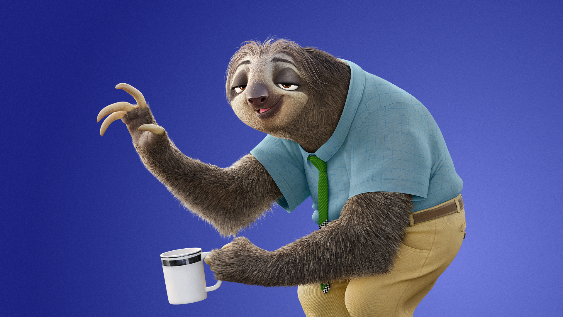 Flash Slothmore (voiced by Raymond S. Persi) Zootopia 2, Disney