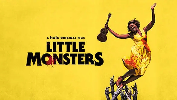 Title art for the zombie apocalypse movie Little Monsters.