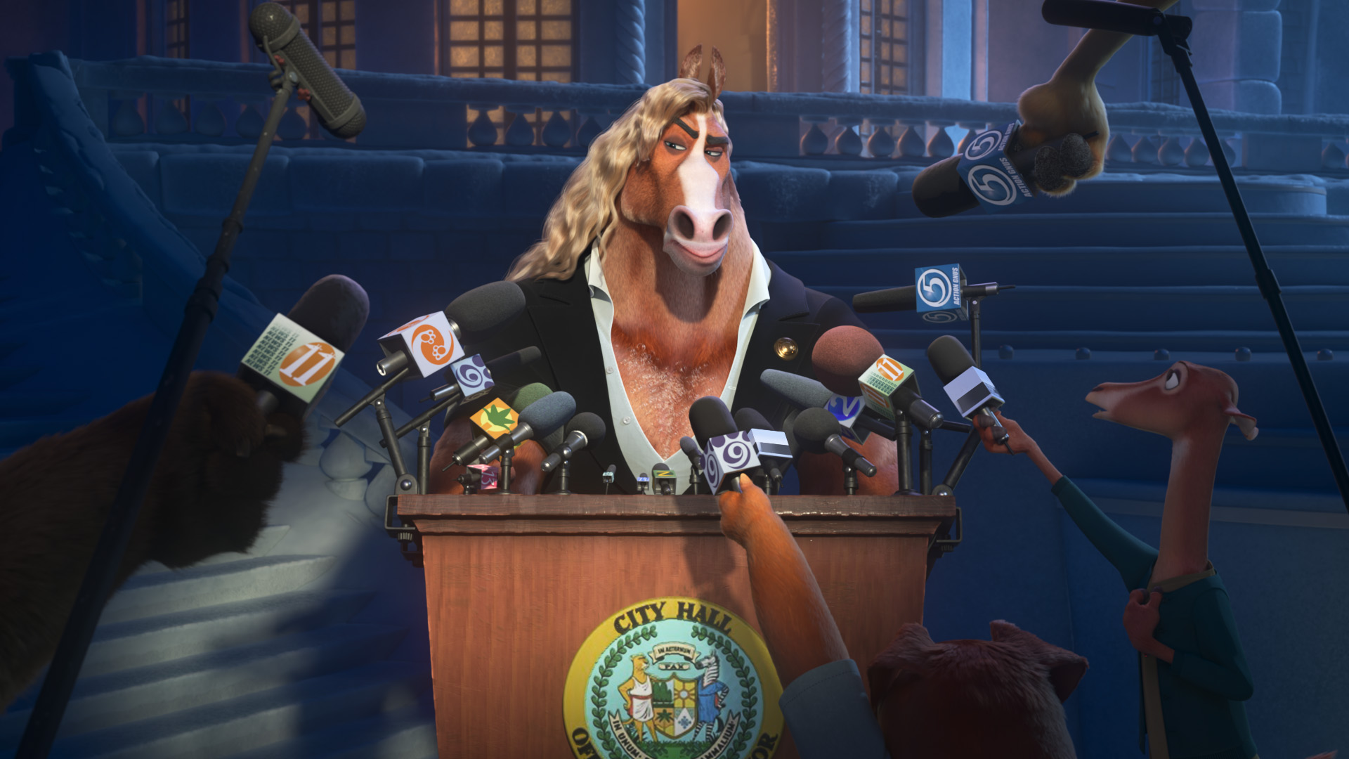 Mayor Brian Winddancer (Patrick Warburton), Zootopia 2, Disney