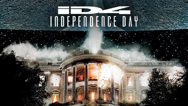 Title art for Independence Day on Hulu.