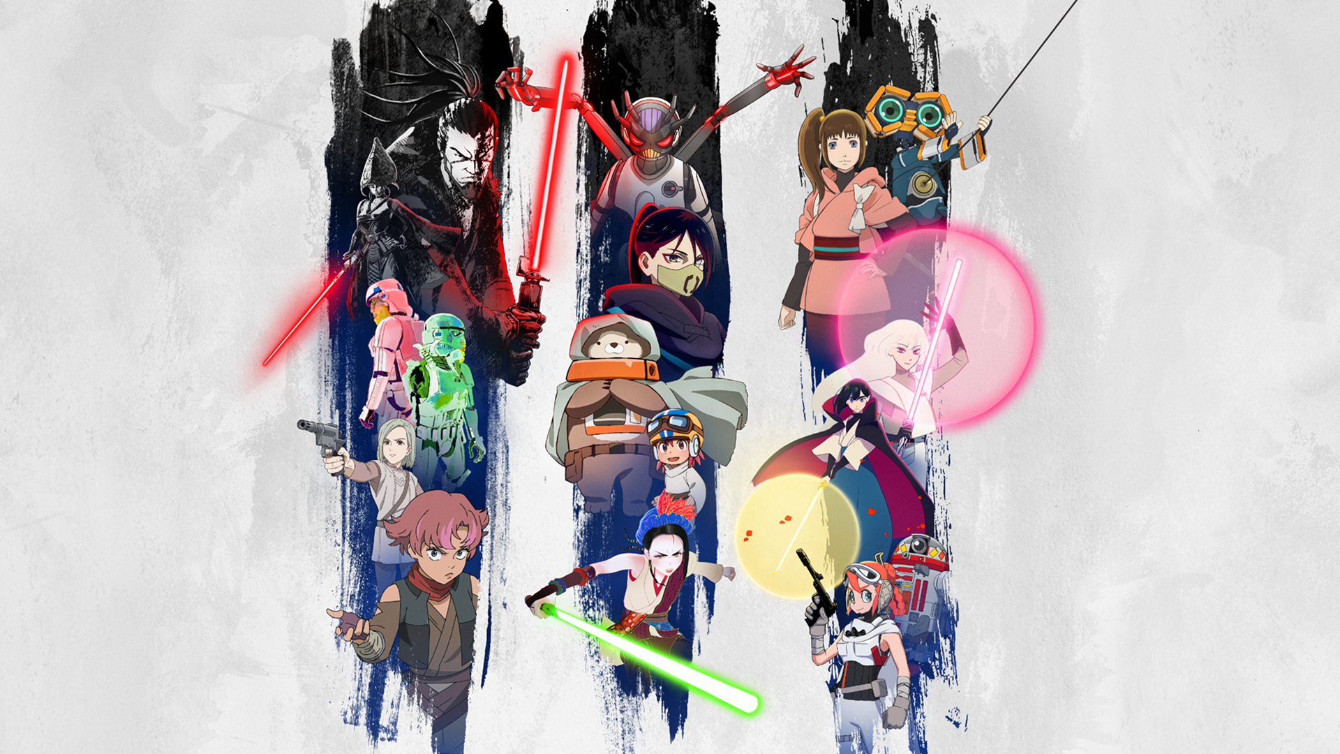 Key art for the third season of Star Wars: Visions.