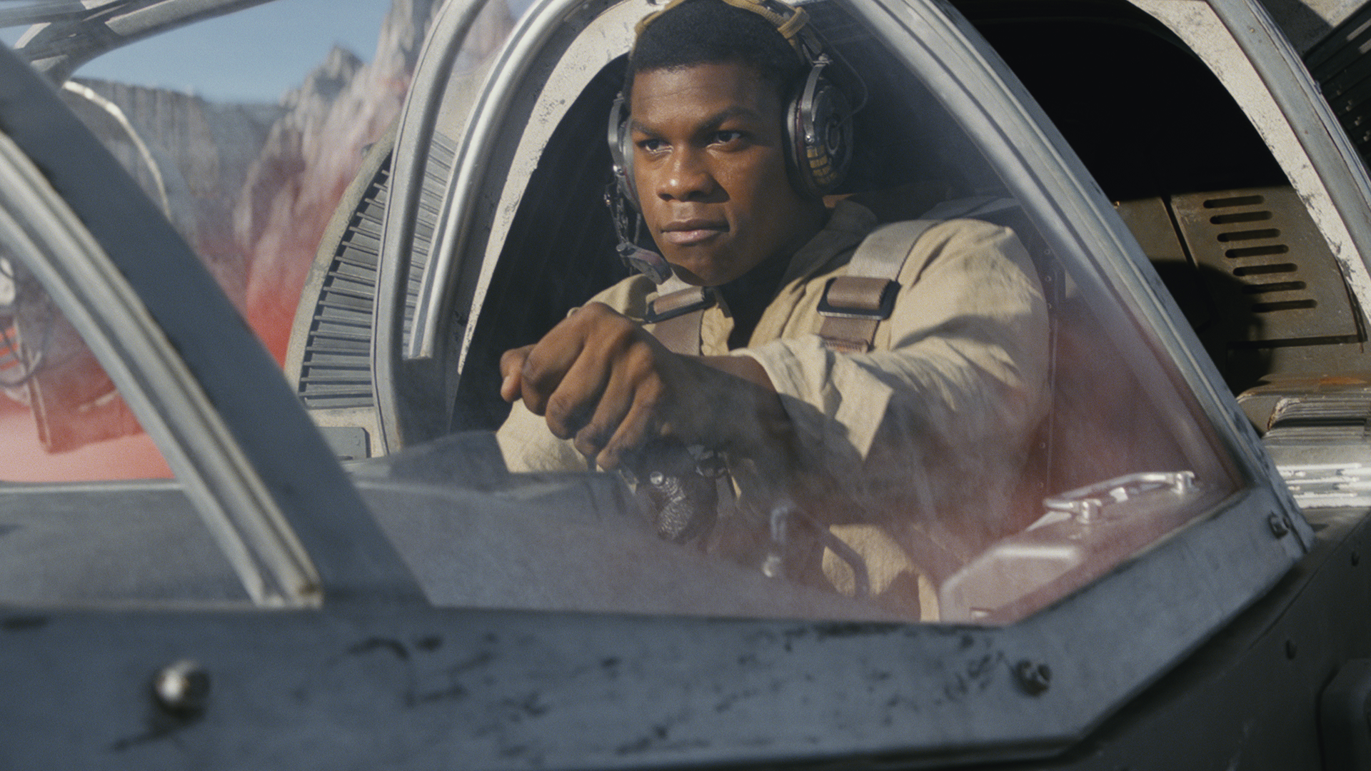 Finn (John Boyega) in Star Wars: The Last Jedi