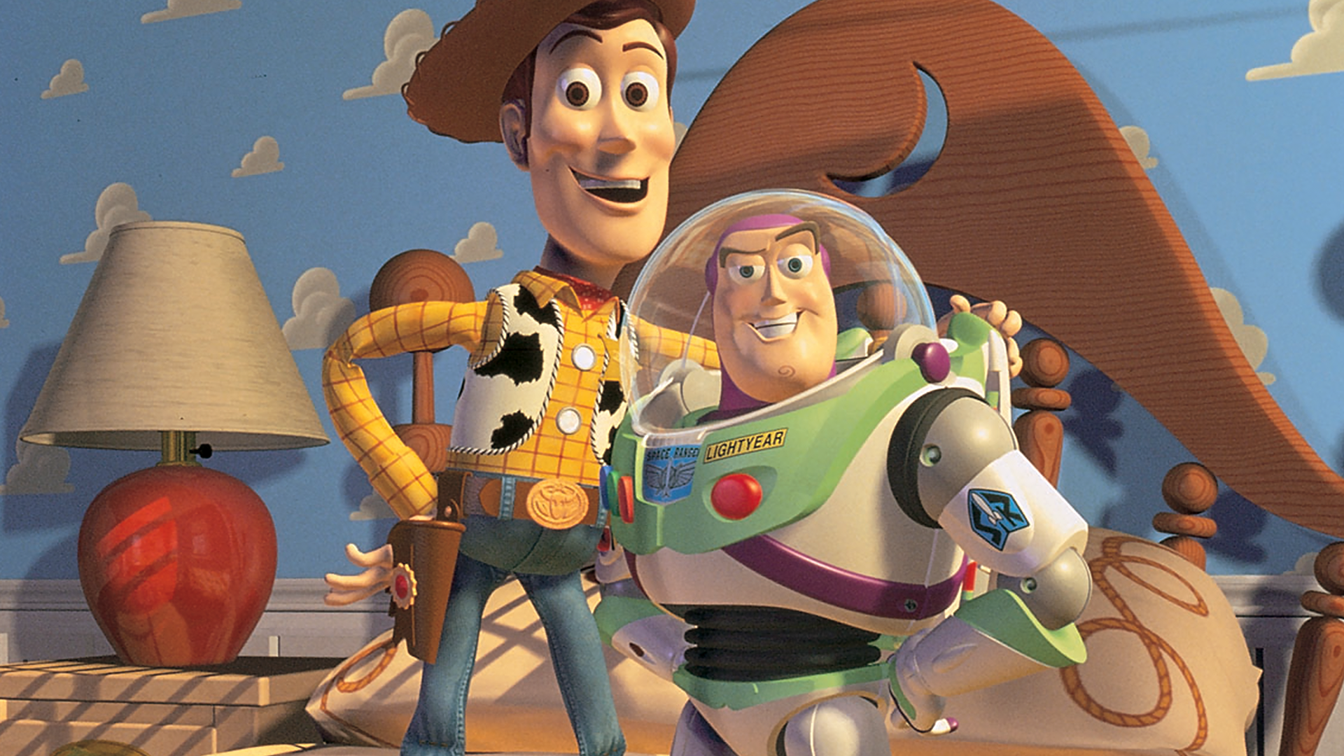 Woody and Buzz Lightyear in Disney and Pixar's Toy Story