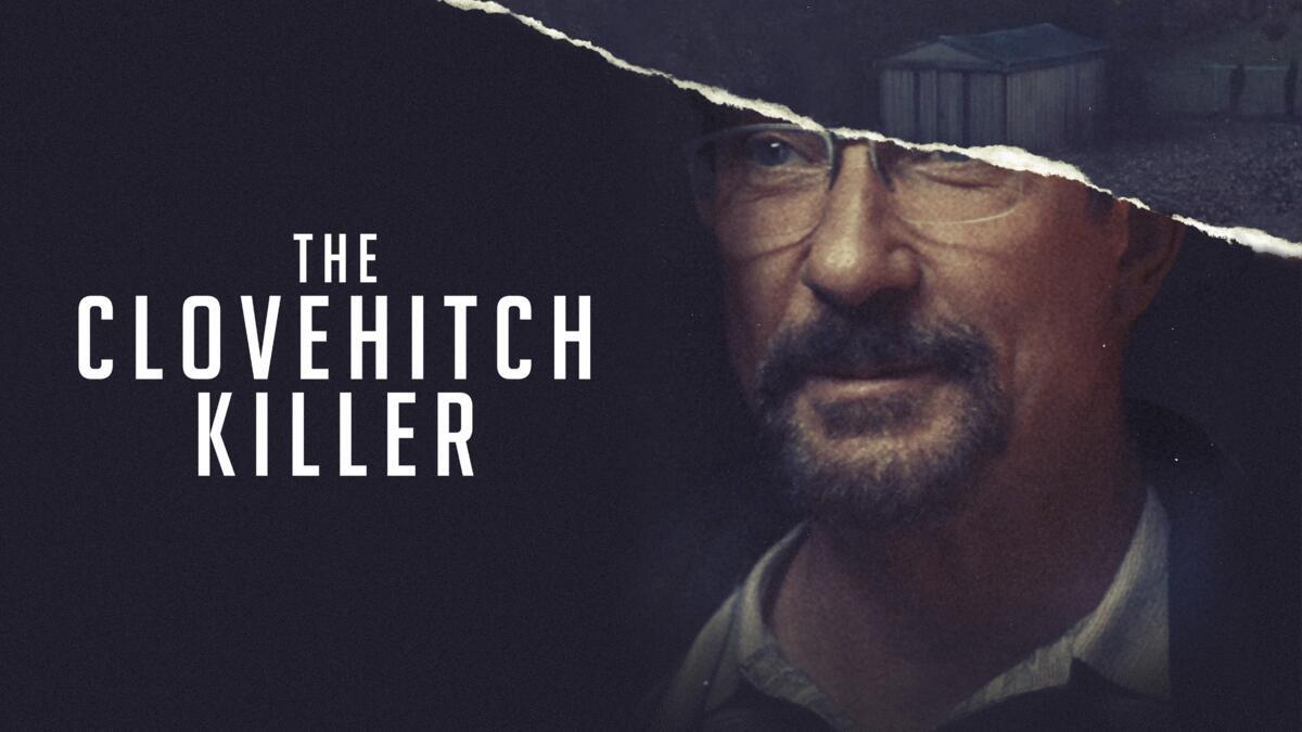 Title art for the murder mystery movie The Clovehitch Killer.