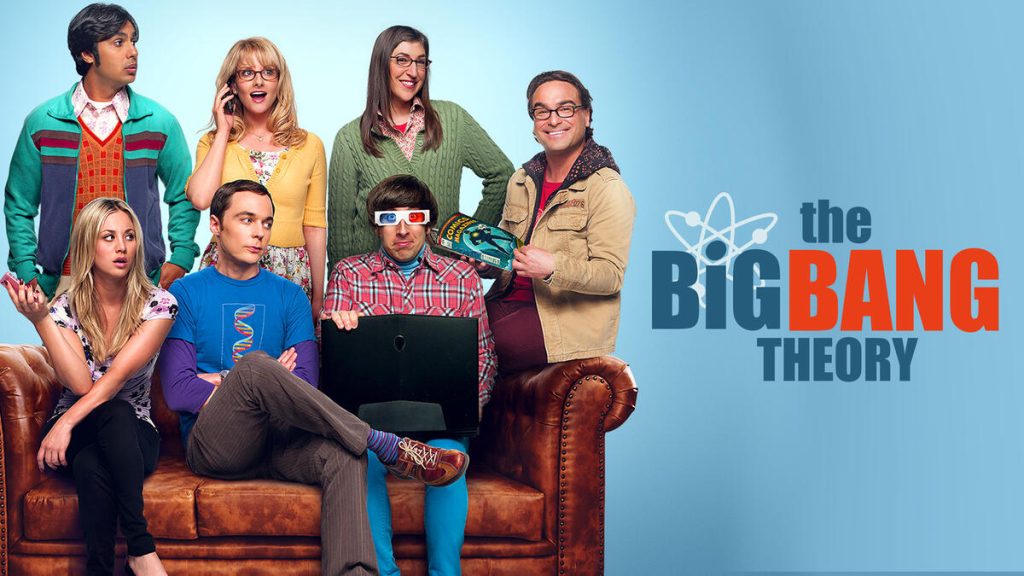 Title art for the comfort show, Big Bang Theory.