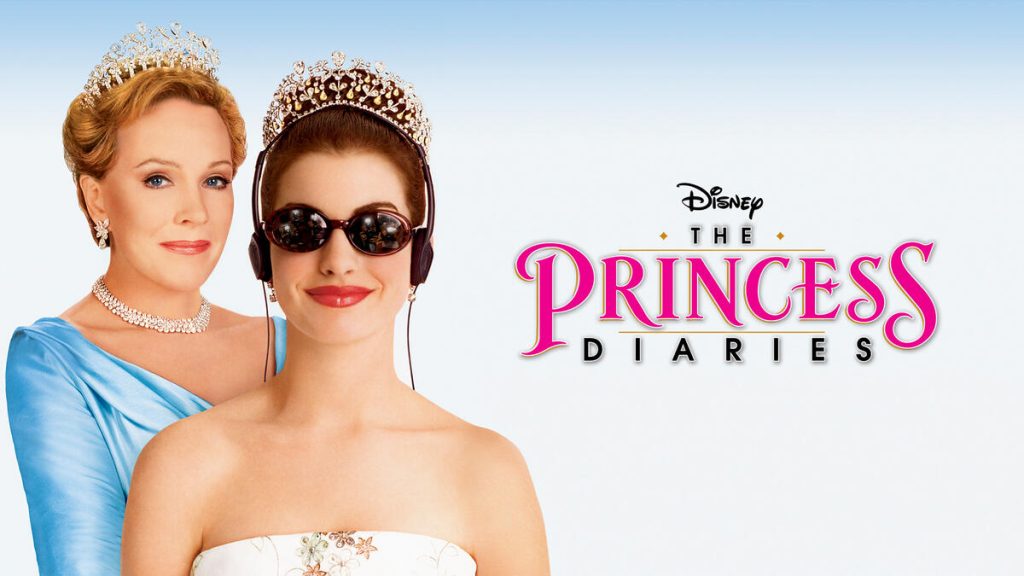 Title art for The Princess Diaries on Hulu.