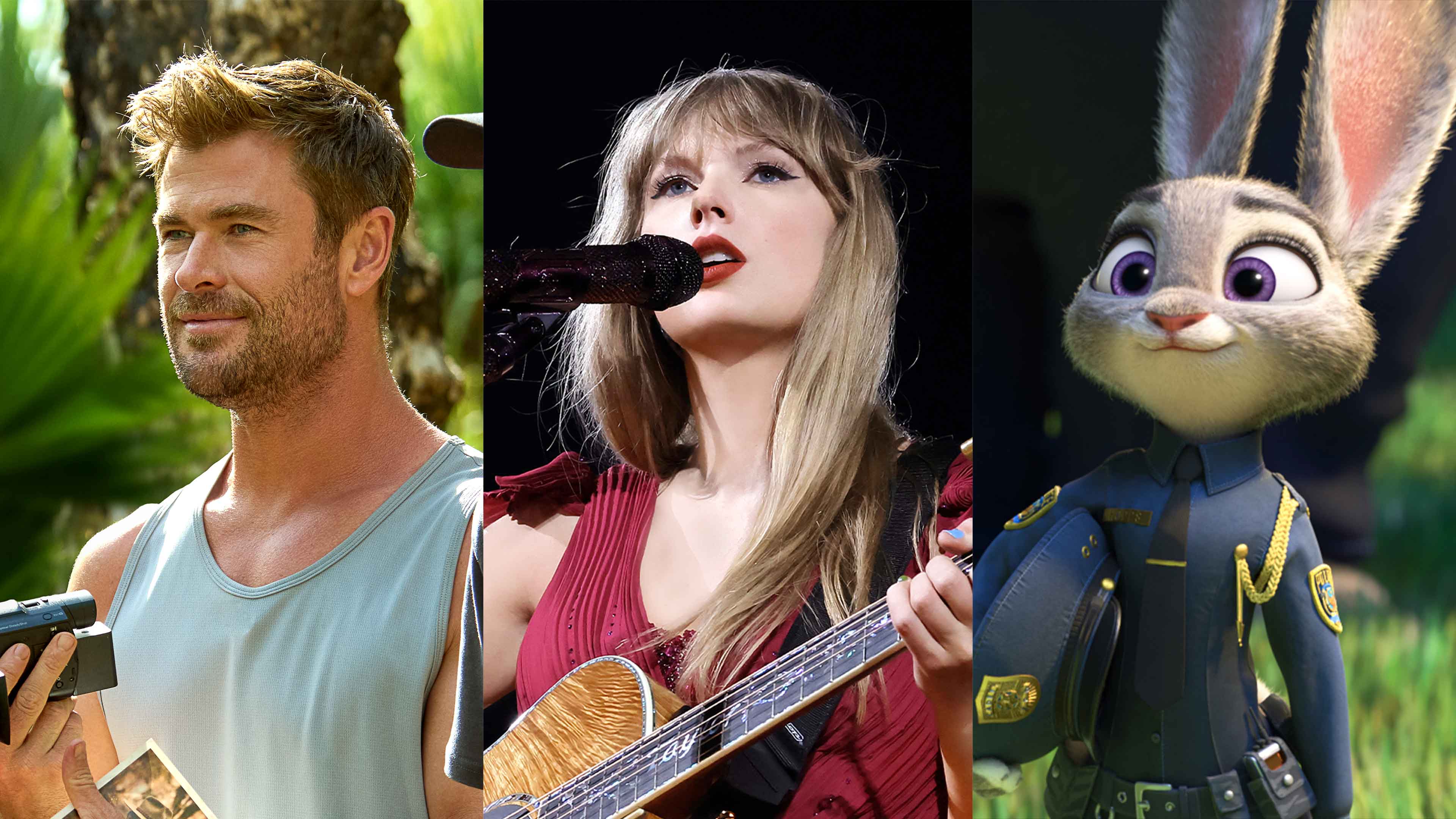 本記事で特集している『クリス・ヘムズワース：父と絆のこころ旅』、『Taylor Swift | The Eras Tour | The Final Show』、『ズートピア』