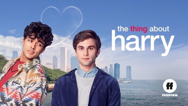 Title art for The Thing About Harry.