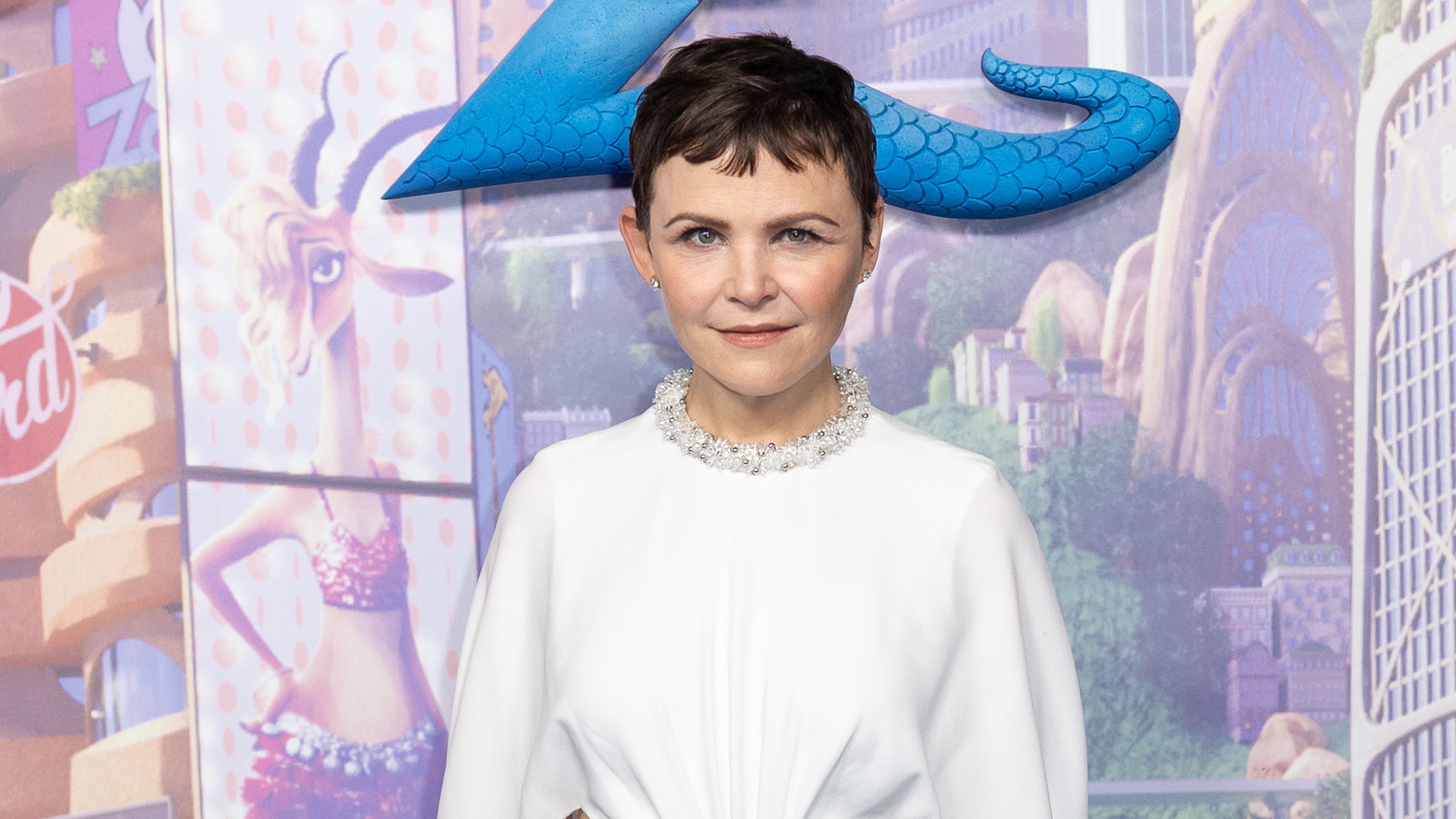 Ginnifer Goodwin (voz original de Judy Hopps) em um evento promocional de Zootopia 2.