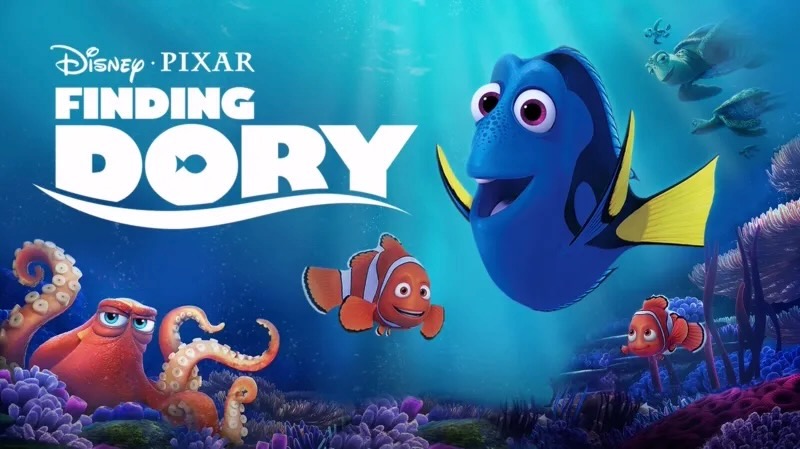 Title art for the Diane Keaton movie Finding Dory.