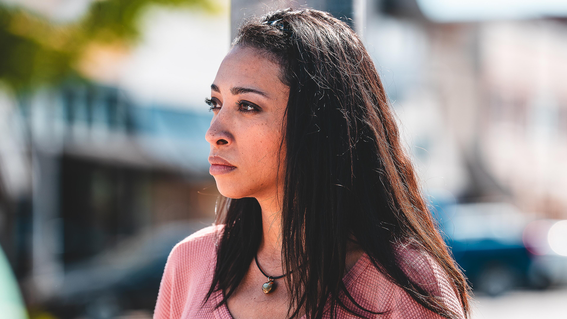 The image shows an actress from the Lifetime mystery-thriller movie Dead Girl Summer, which premiered on August 17, 2025