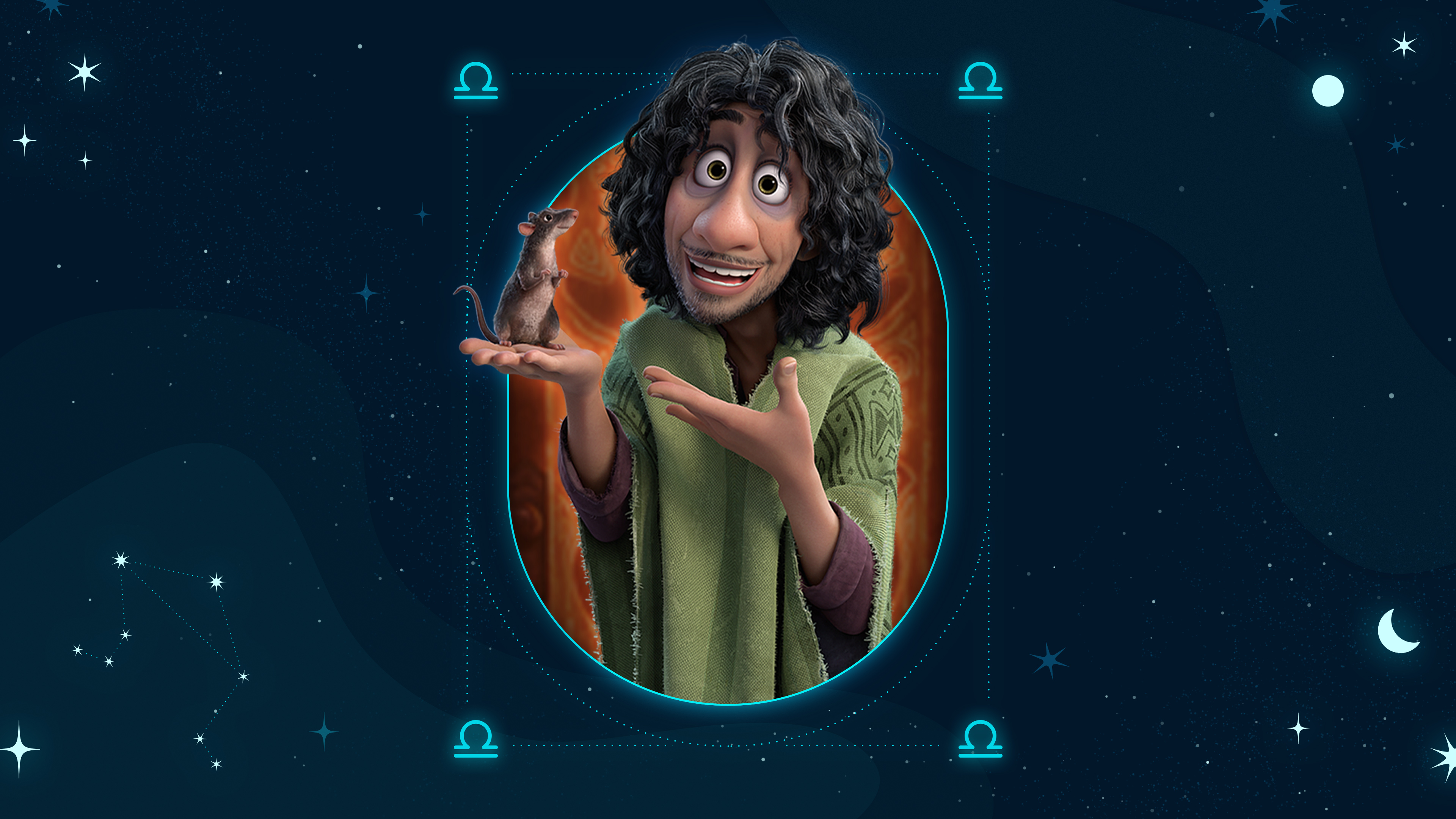  Imagen de Bruno Madrigal asociada al signo libra según sus rasgos de personalidad y características.
