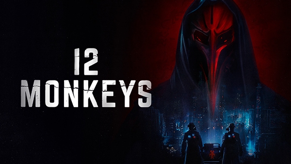 Title art for dystopian TV show 12 Monkeys