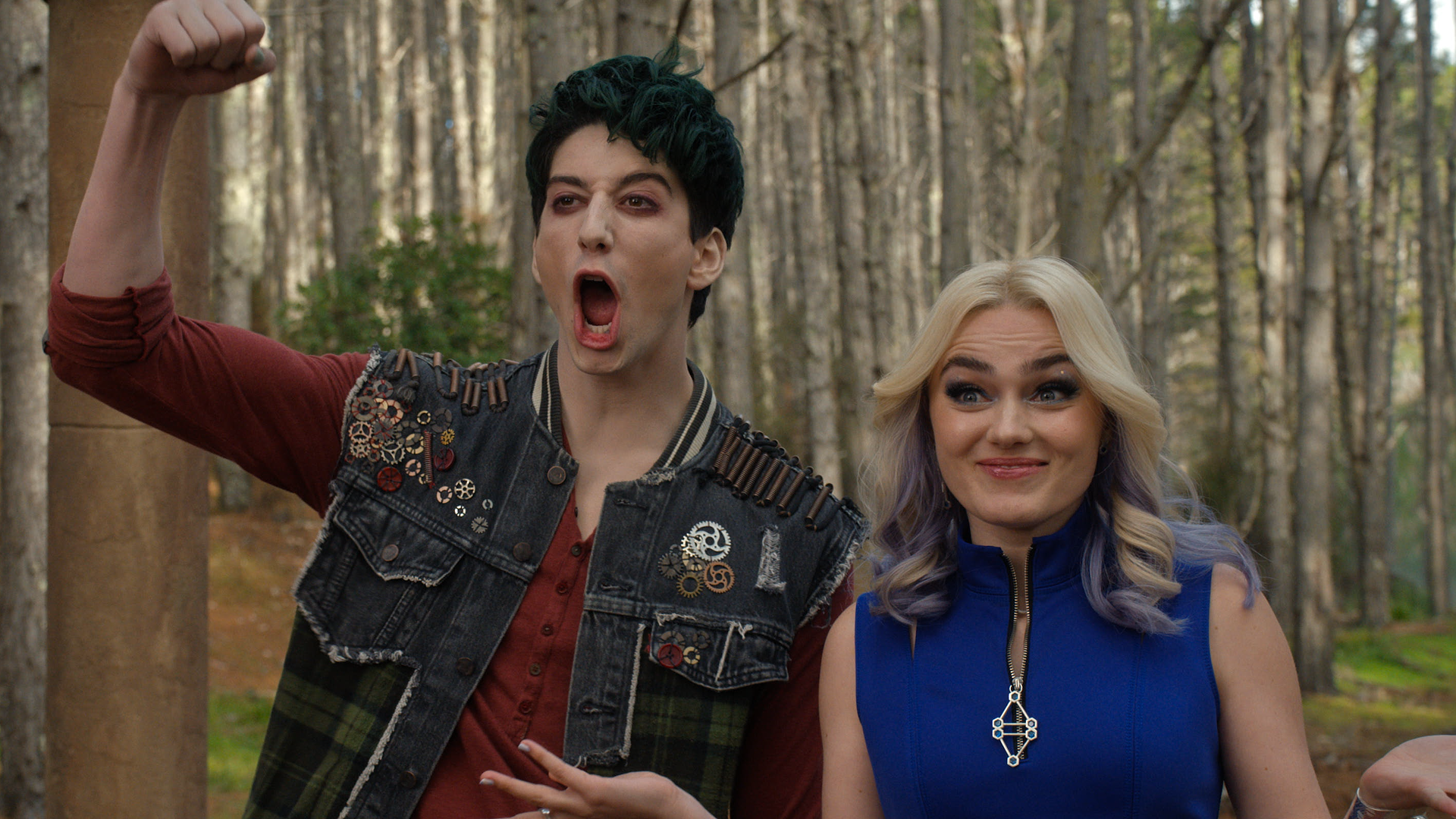 Zed and Addison in Zombies 4: Dawn of the Vampires