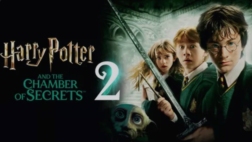 Title art for the movie Harry Potter and the Chamber of Secrets.