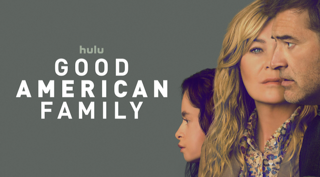 Title art for the Hulu Original Series Good American Family.