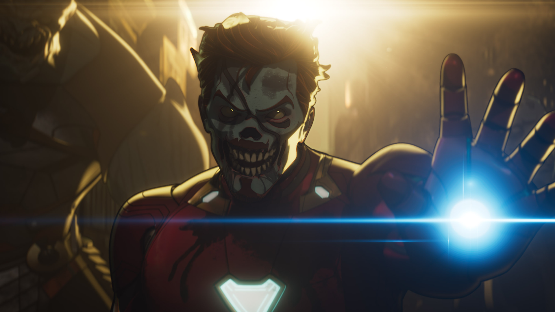 A zombie version of Iron Man from the Marvel animated series What If...?