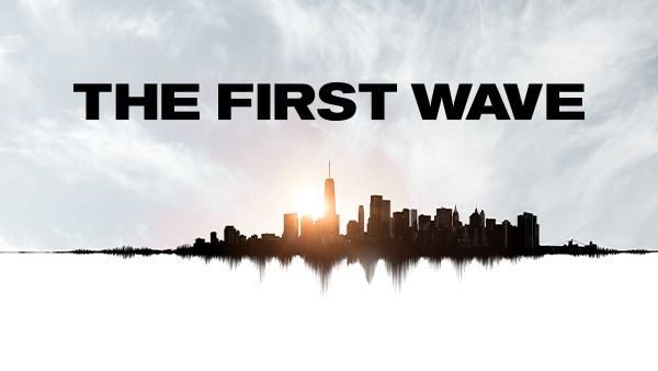 Title art for the COVID-19 documentary, The First Wave.