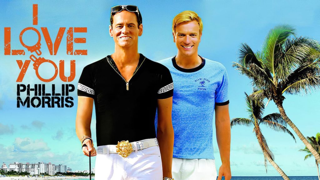 Title art from one of the best Jim Carrey movies, I Love You, Phillip Morris.