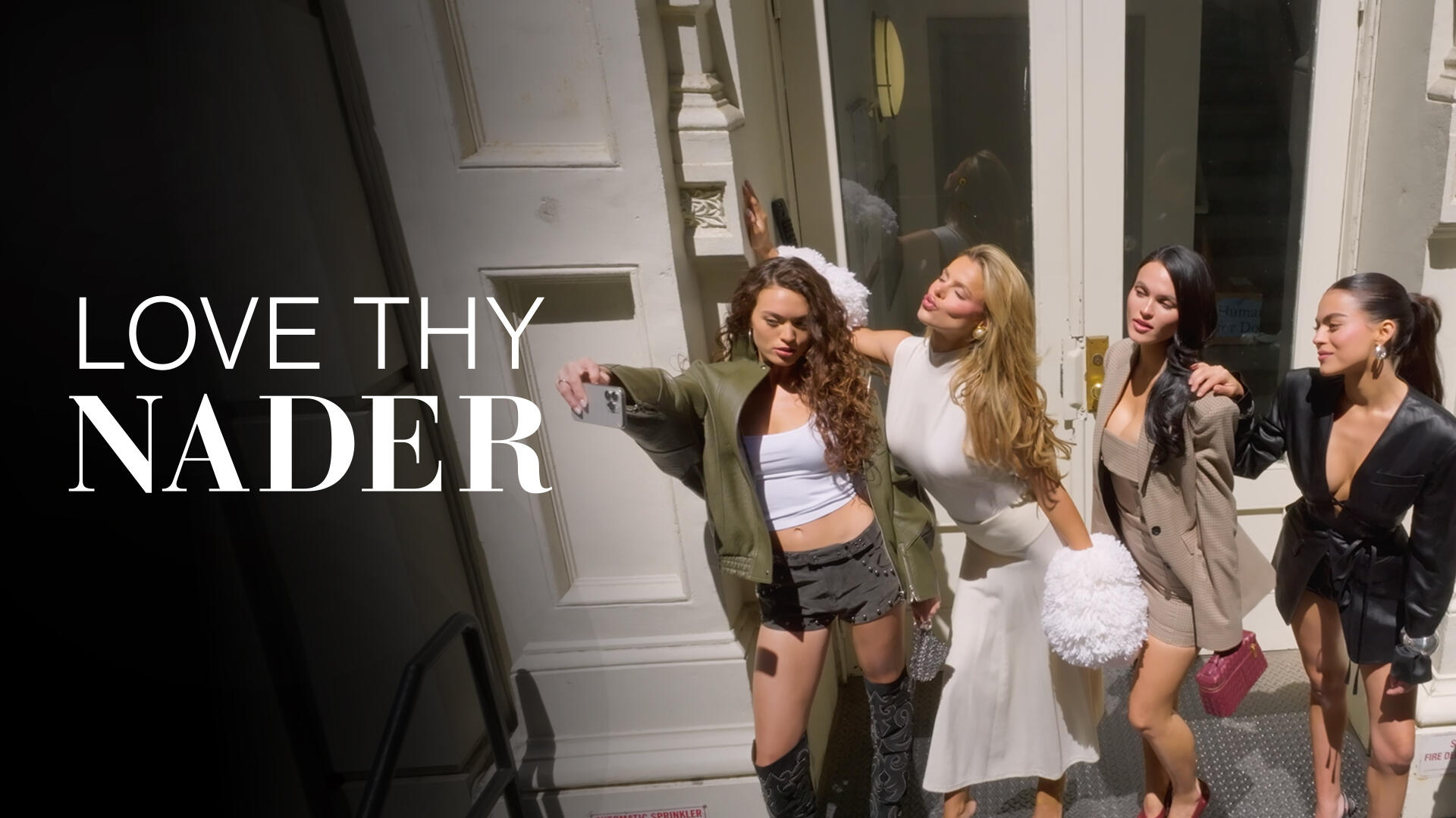 Title art for the Hulu Original reality show Love Thy Nader.