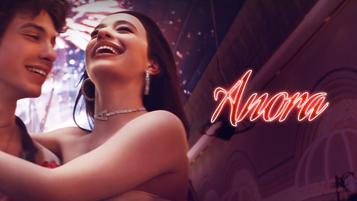 Title art for the Oscar-winning movie Anora.