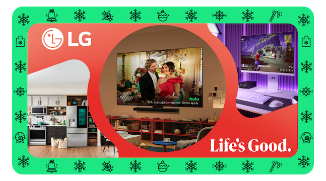 LG Holiday Active Promo MWT Asset - Hulu Perks