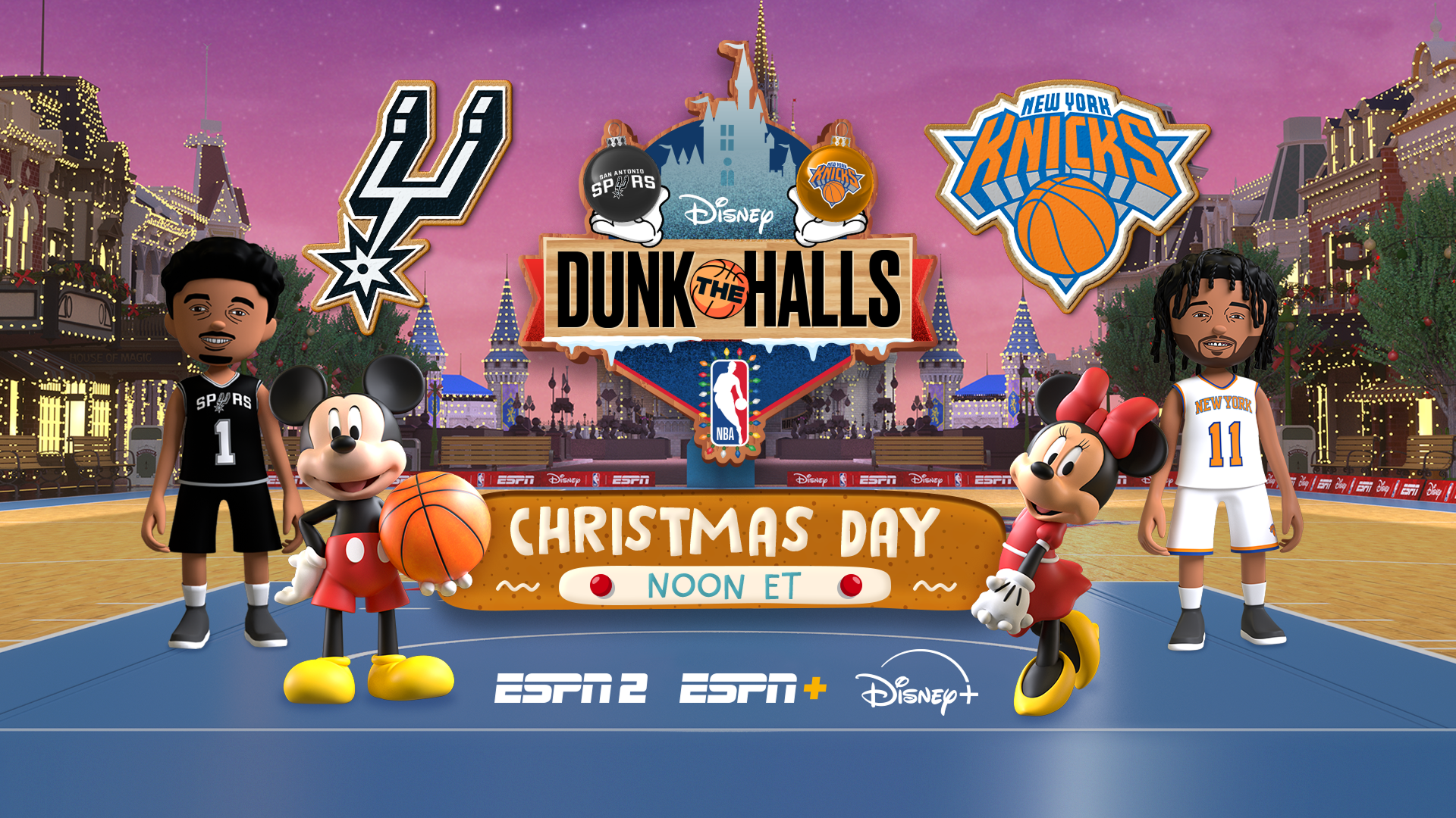 Dunk the Halls 2024 key art