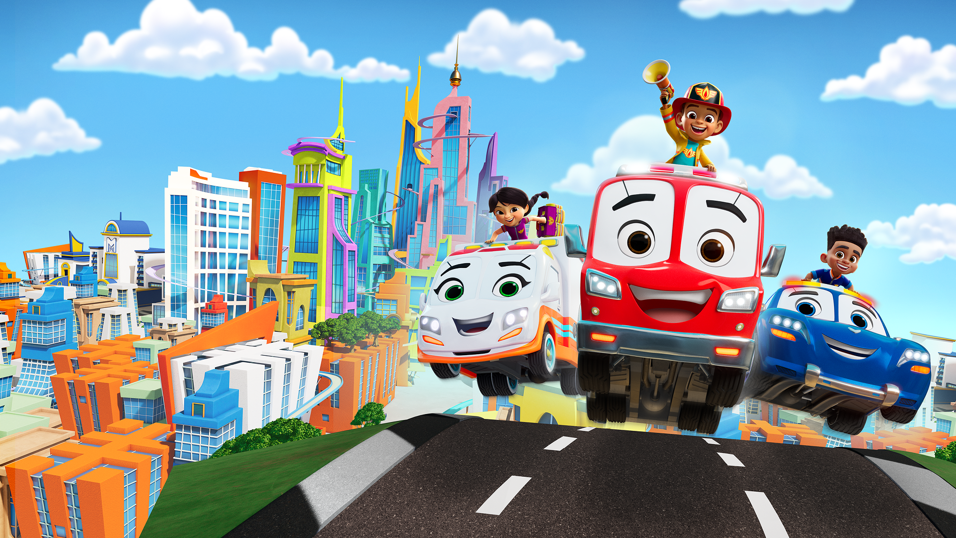 Promotional image for Firebuds, Disney+