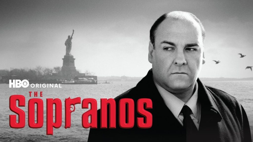 Title art for the hit HBO gangster series, The Sopranos.