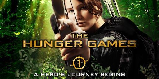 Title art for the first Hunger Games movie.