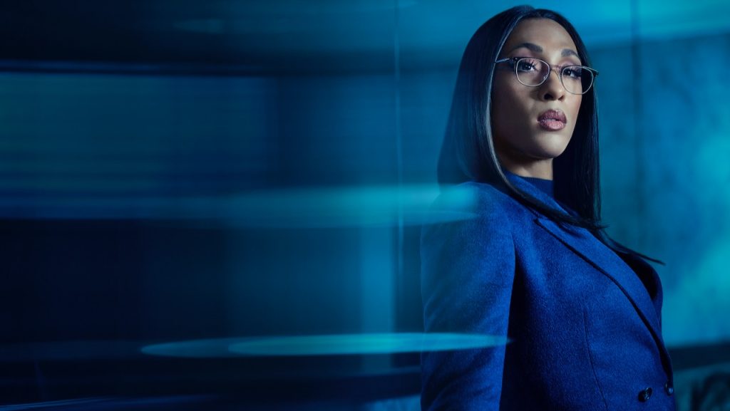 A still image of Michaela Jaé Rodriguez as Nicolette in AHS: Delicate.