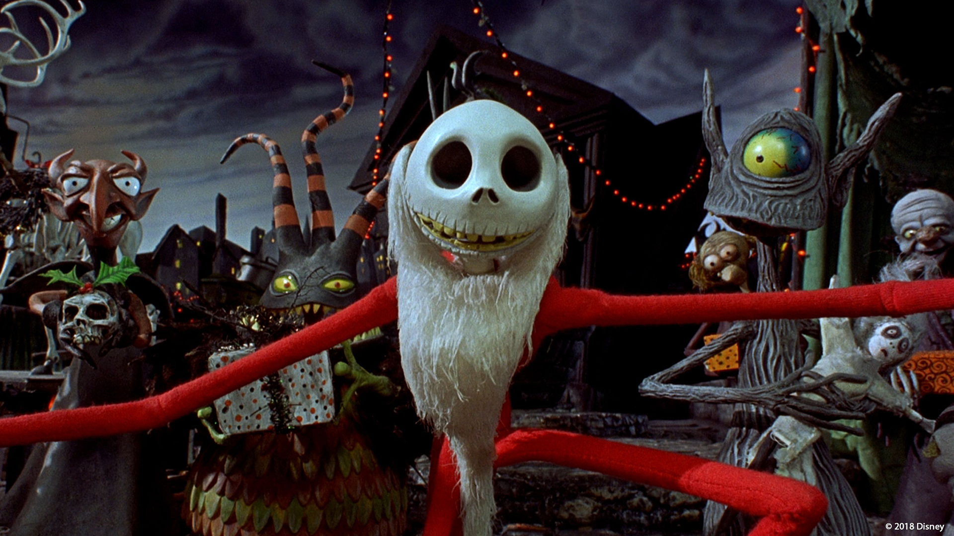 Jack Skellington in Disney’s Tim Burton’s The Nightmare Before Christmas