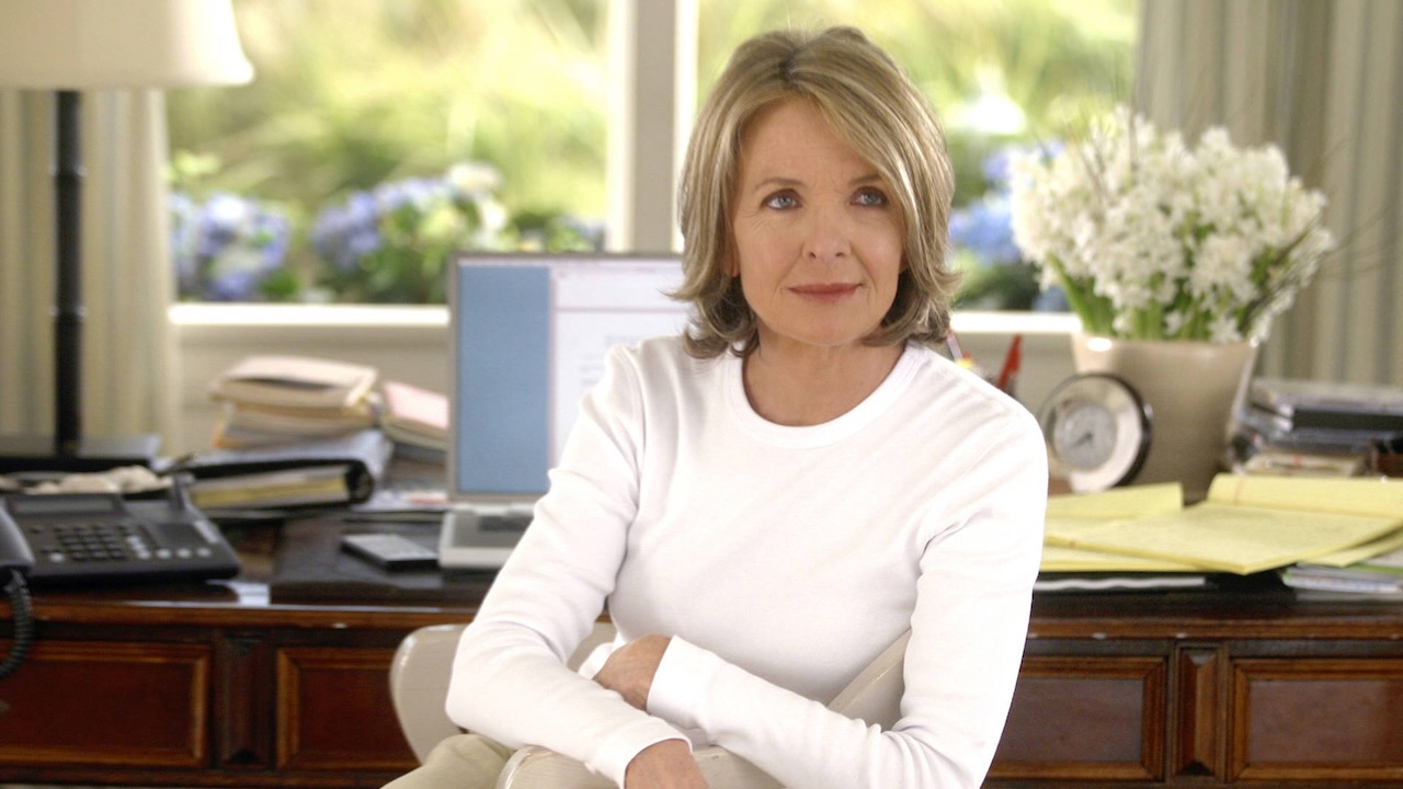 Diane Keaton as Erica Barry in the movie Something’s Gotta Give.