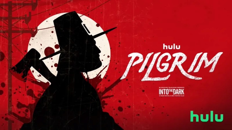 Title art for the holiday horror movie Pilgrim.