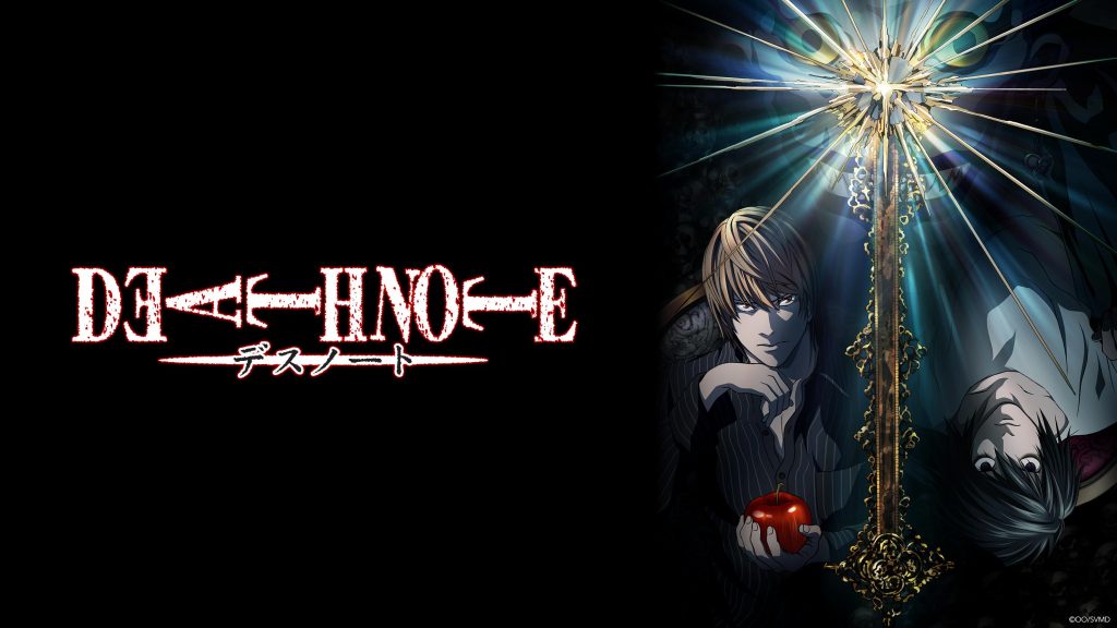 Title art for the anime series Death Note.