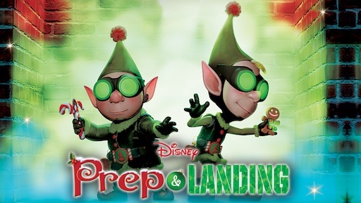 Title art for the animated Christmas movie Prep & Landing.