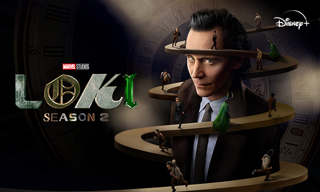 Loki S2 with Disney+ Logo