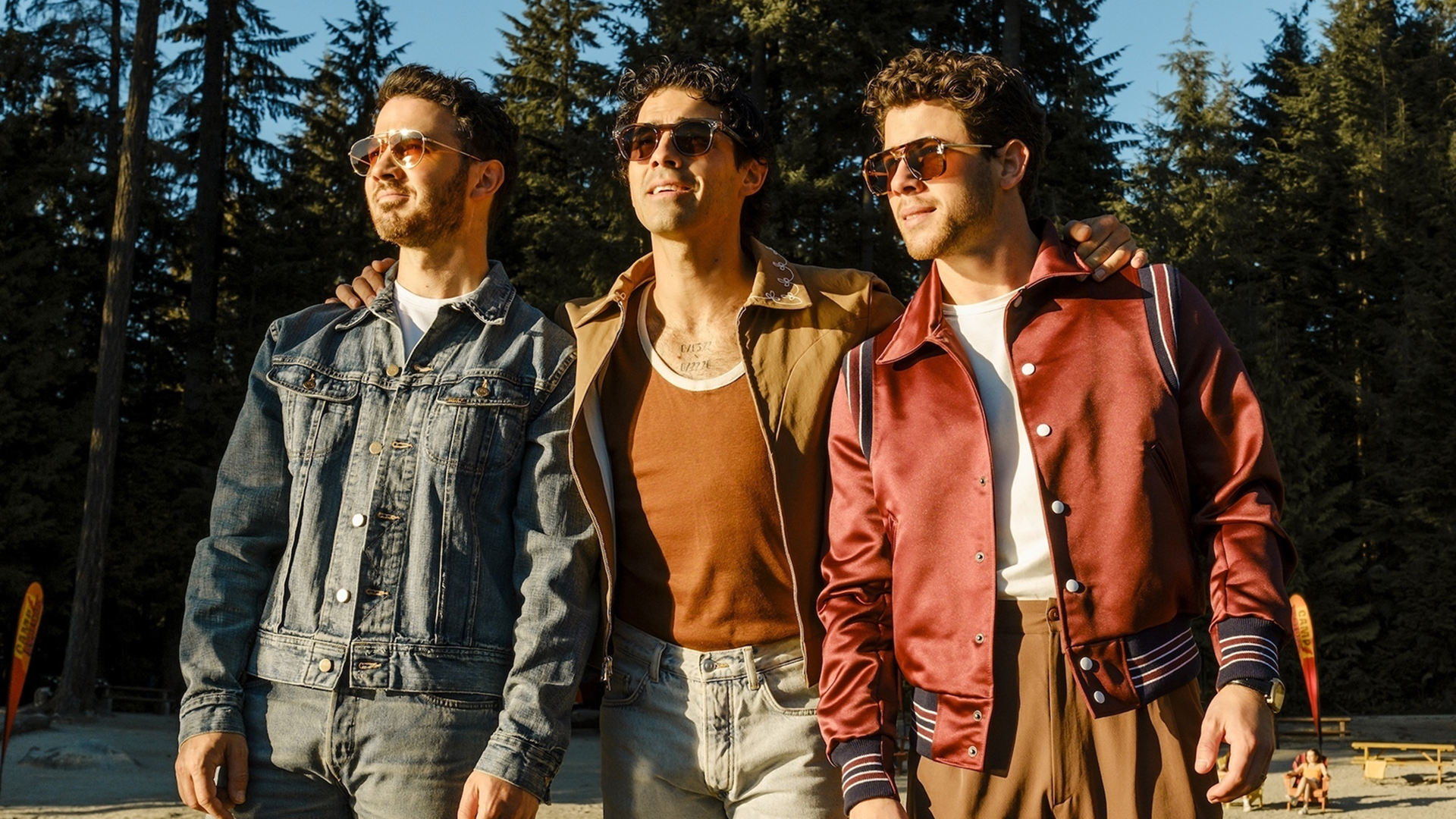 Joe Jonas, Nick Jonas, and Kevin Jonas in Camp Rock 3