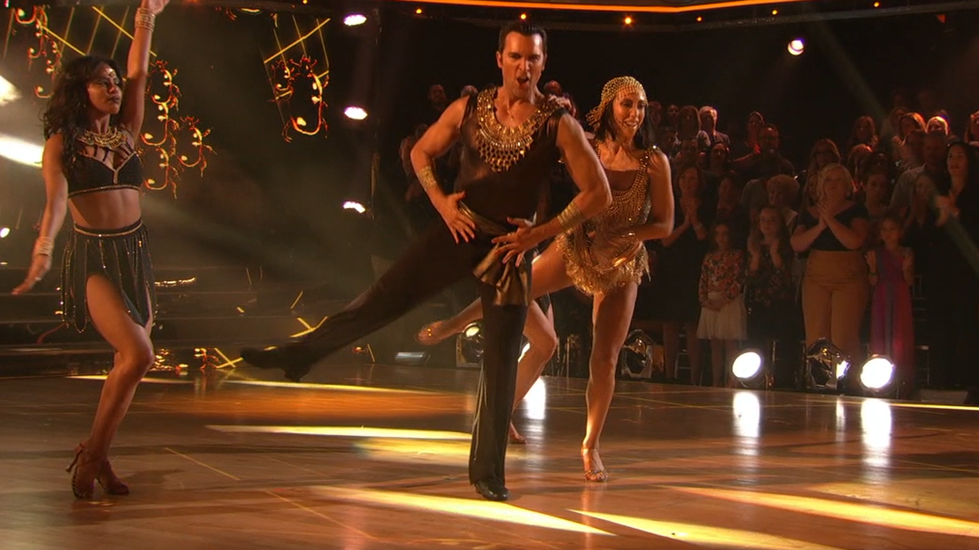 Robert Irwin and his partner Witney Carson performing in Dancing with the Stars, Disney.