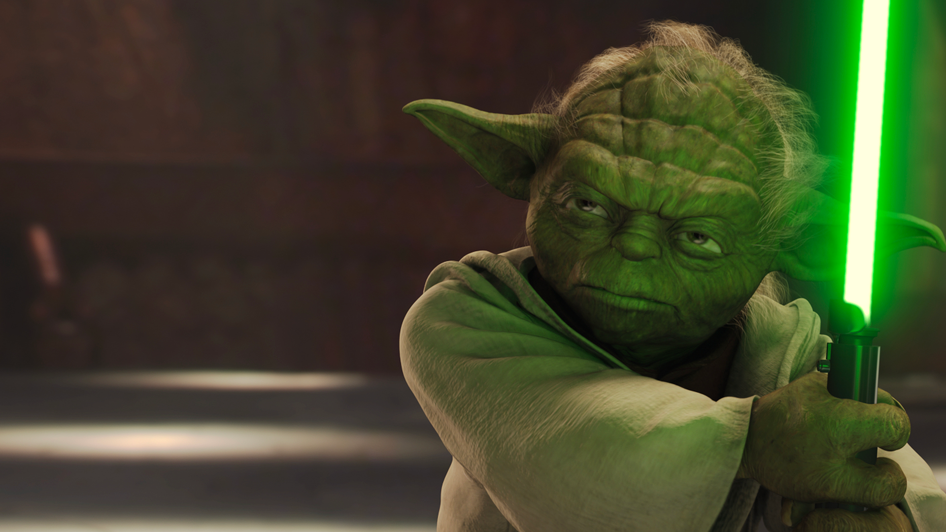 Yoda in Star Wars: Attack of the Clones