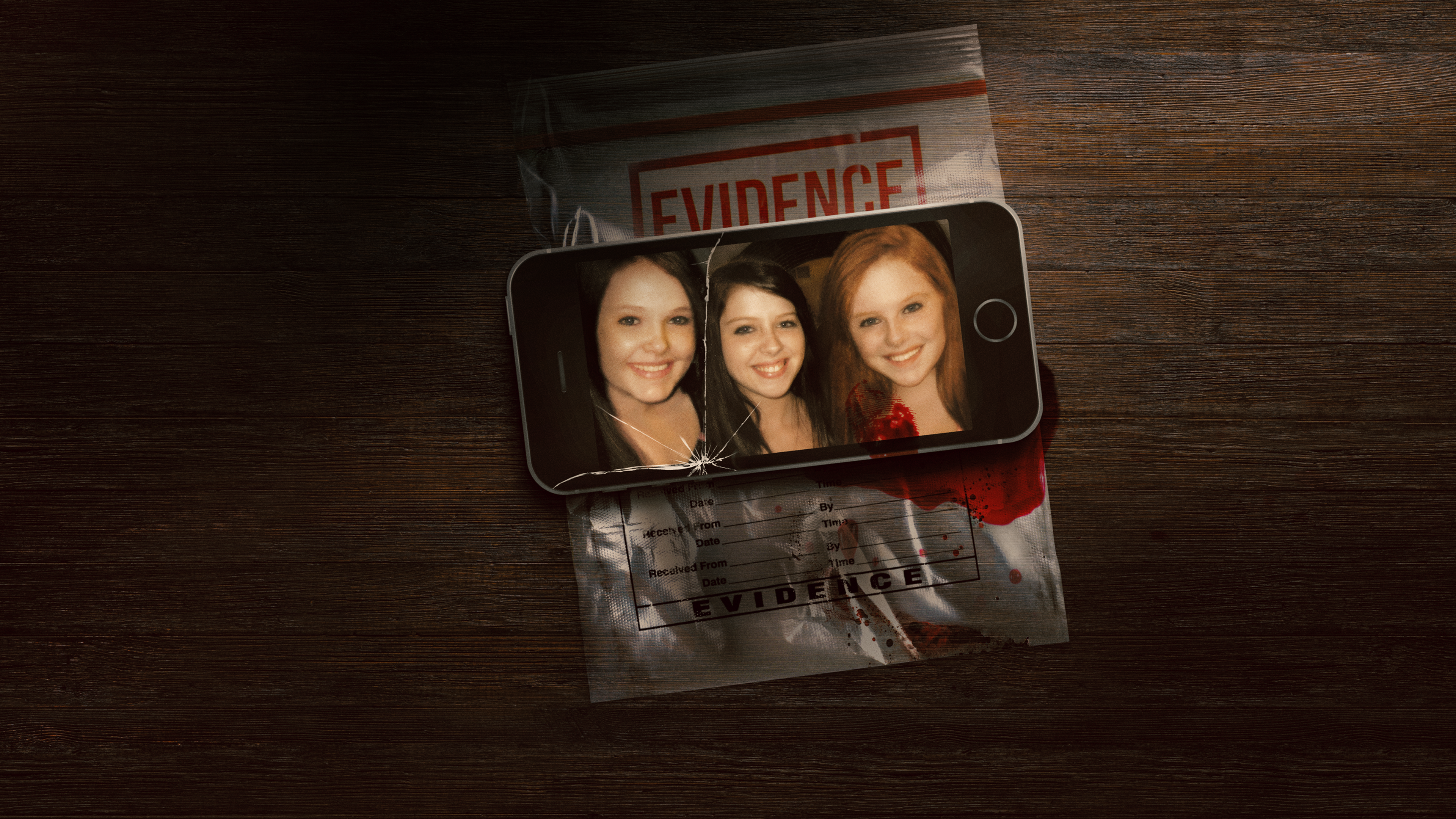 Key Art for the new Hulu show, Friends Like These Murder Of Skylar Neese