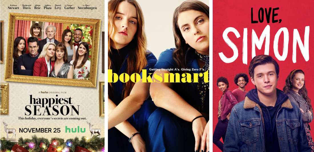 Title art for LGBTQ+ Romance Movies on Hulu