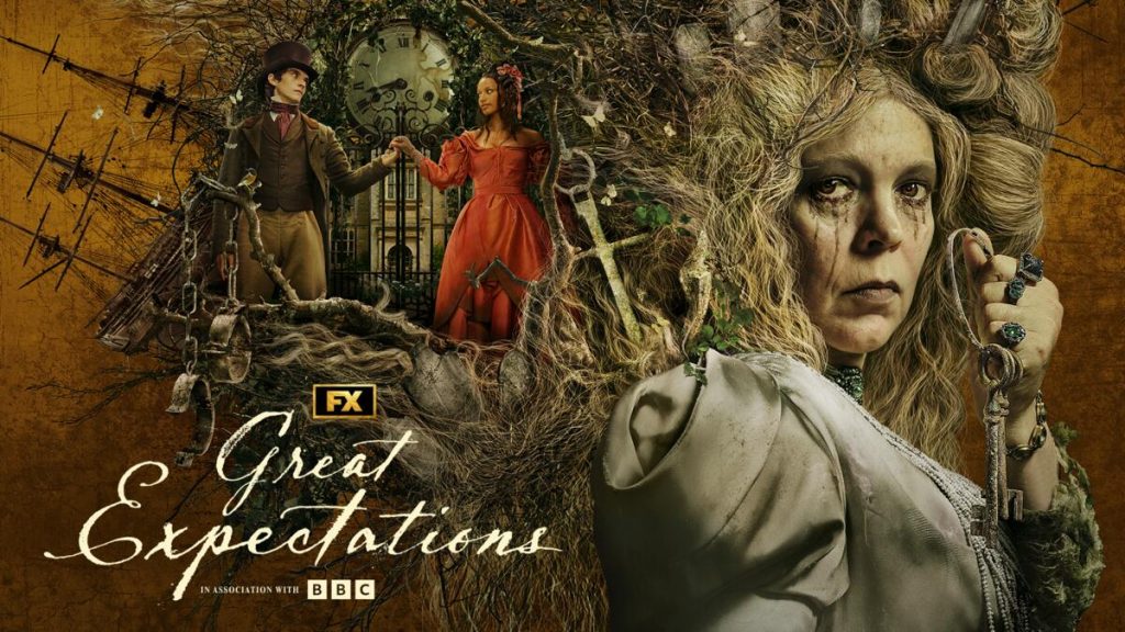 Title art for the TV show based on a book, Great Expectations.