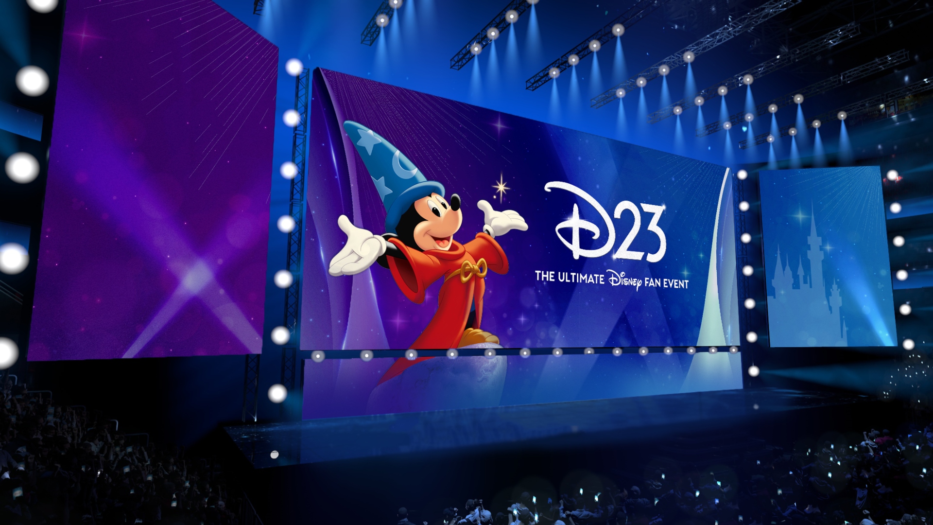 Imagen del auditorio de D23, el principal evento de Disney