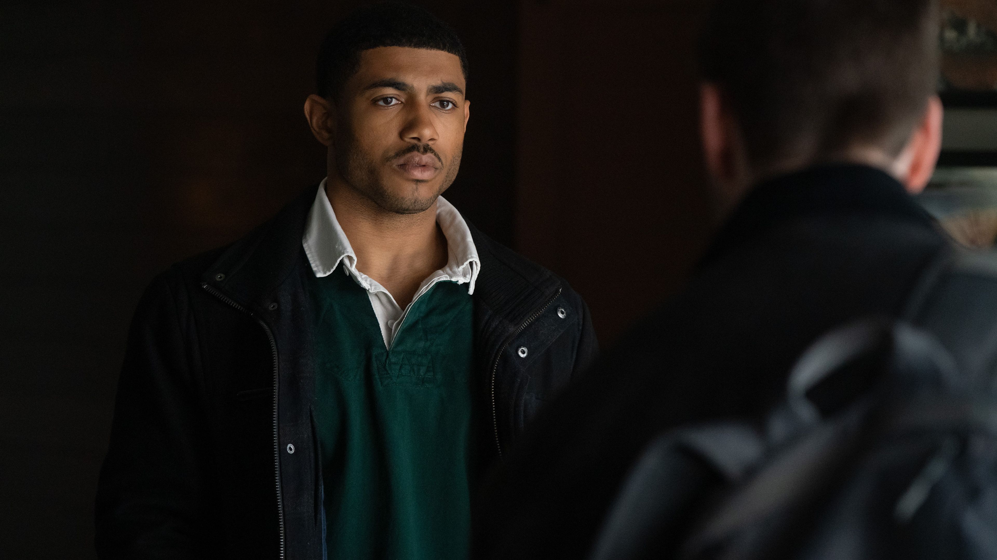 Evan and Stephen have an intense conversation in Tell Me Lies, Season 3, Episode 1