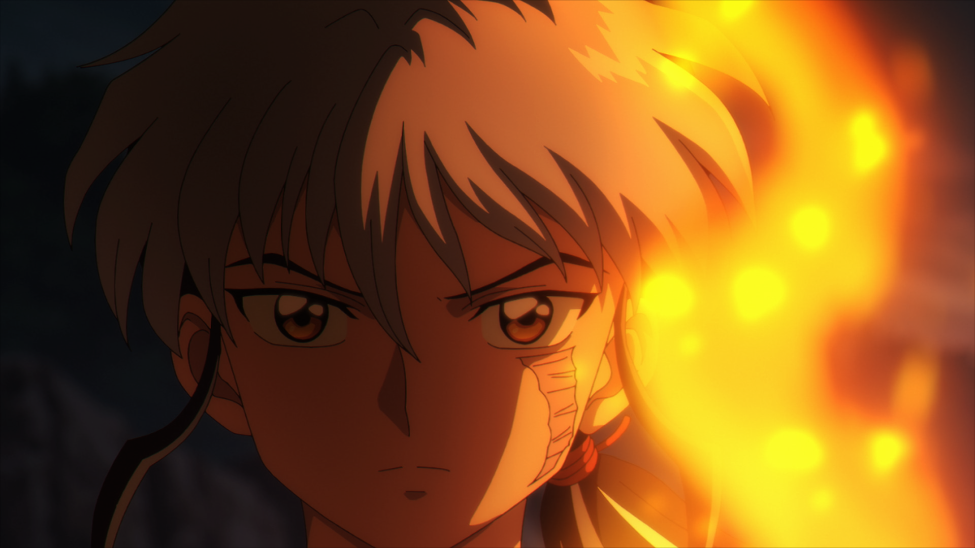 This character is named Mao from the anime series MAO, adapted from the manga by Rumiko Takahashi.